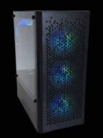 Datora korpuss ar apgaismojumu