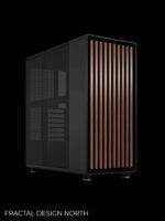 Melns datora korpuss ar koku