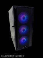 Moderns datora korpuss ar apgaismojumu