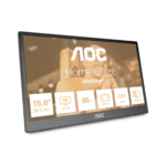 AOC 16T3EA | 16 " | IPS | FHD | 16:9 | 60 Hz | 4 ms | 1920 x 1080 pikseļi | 250 cd/m² | Melns