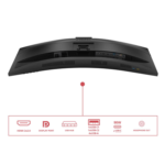 AOC CU34E4CW | 34 " | VA | UWQHD | 120 Hz | 4 ms | 3440 x 1440 pixels | 350 cd/m² | HDMI ports quantity 2 | Black