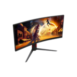 AOC | CU34G4 | 34 " | Fast VA | UWQHD | 21:9 | 180 Hz | 1 ms | 3440 x 1440 pikseļi | 300 cd/m² | HDMI portu skaits 2 | Melns
