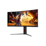 AOC | CU34G4 | 34 " | Fast VA | UWQHD | 21:9 | 180 Hz | 1 ms | 3440 x 1440 pikseļi | 300 cd/m² | HDMI portu skaits 2 | Melns