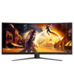 AOC | CU34G4 | 34 " | Fast VA | UWQHD | 21:9 | 180 Hz | 1 ms | 3440 x 1440 pikseļi | 300 cd/m² | HDMI portu skaits 2 | Melns