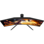 AOC | CU34G4 | 34 " | Fast VA | UWQHD | 21:9 | 180 Hz | 1 ms | 3440 x 1440 pikseļi | 300 cd/m² | HDMI portu skaits 2 | Melns