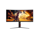 AOC | CU34G4Z | 34 " | Fast VA | WQHD | 21:9 | 240 Hz | 1 ms | 3440 x 1440 pikseļi | 450 cd/m² | HDMI portu skaits 2 | Melns