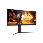 AOC | CU34G4Z | 34 " | Fast VA | WQHD | 21:9 | 240 Hz | 1 ms | 3440 x 1440 pikseļi | 450 cd/m² | HDMI portu skaits 2 | Melns