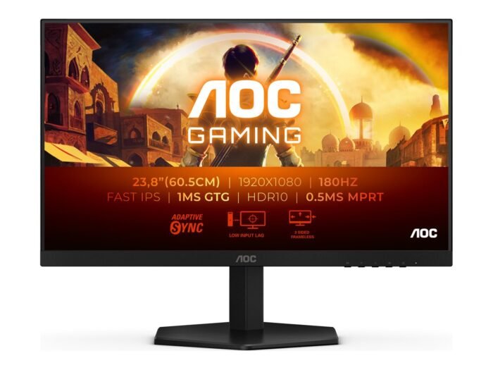Monitors AOC 24G42E 24", IPS, FHD, 180 Hz, 1 ms
