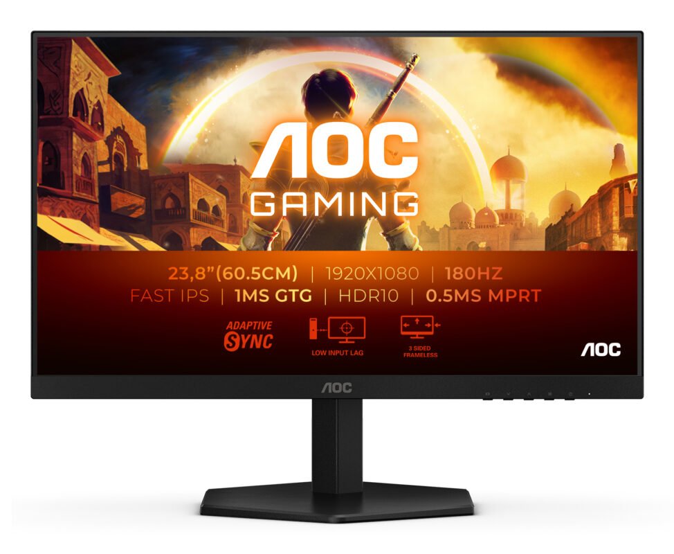 Monitors AOC 24G42E 24", IPS, FHD, 180 Hz, 1 ms