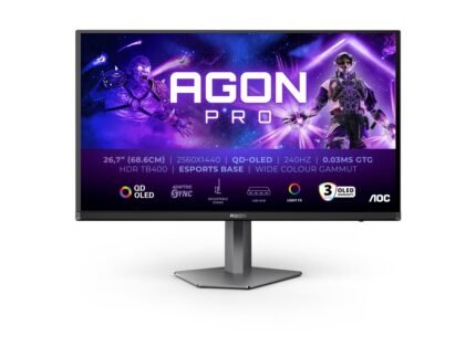 Monitorius AOC AG276QZD2 26.7 ", OLED, QHD, 240 Hz, 0.03 ms