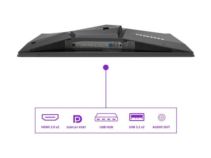 Monitorius AOC AG276QZD2 26.7 ", OLED, QHD, 240 Hz, 0.03 ms