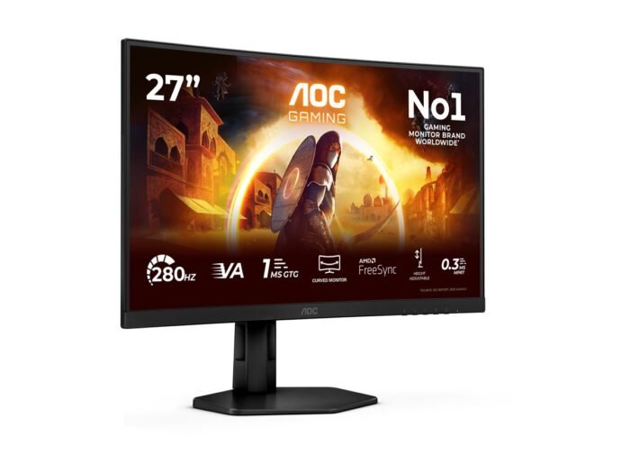 Monitors AOC C27G4ZXU 27 " , VA, FHD, 280 Hz, 1 ms