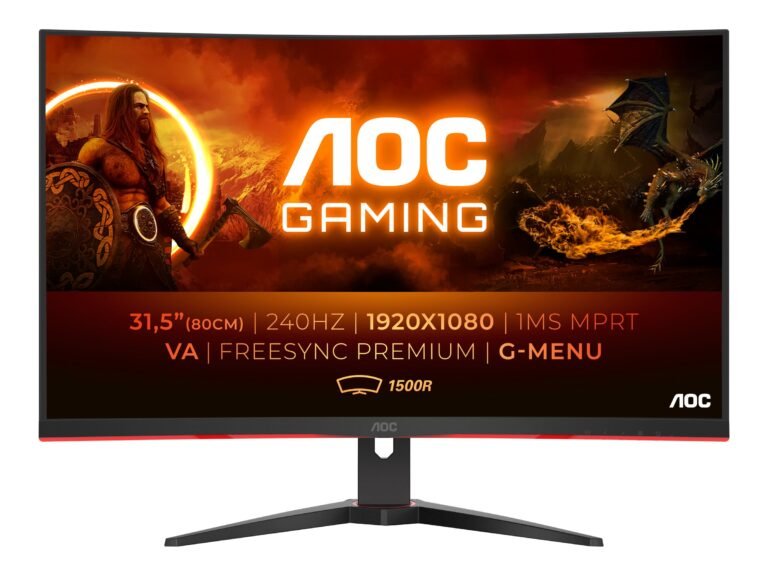 Monitors AOC C32G2ZE 31.5 ", VA, FHD, 240 Hz, 1 ms