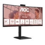 Monitorius AOC CU34E4CW 34 ", VA, UWQHD, 120 Hz, 4 ms