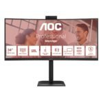 Monitors AOC CU34E4CW 34 ", VA, UWQHD, 120 Hz, 4 ms
