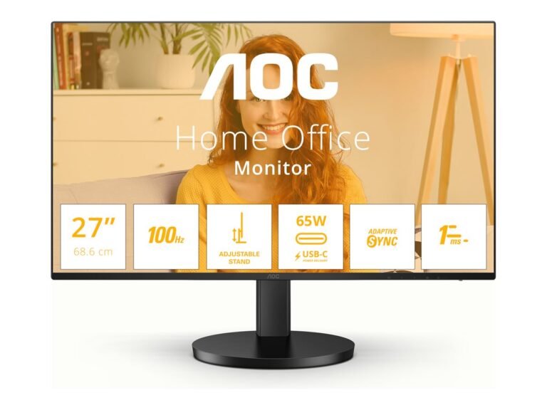 Monitors AOC Q27B3CF2, 27", IPS, QHD, 100 Hz, 1 ms