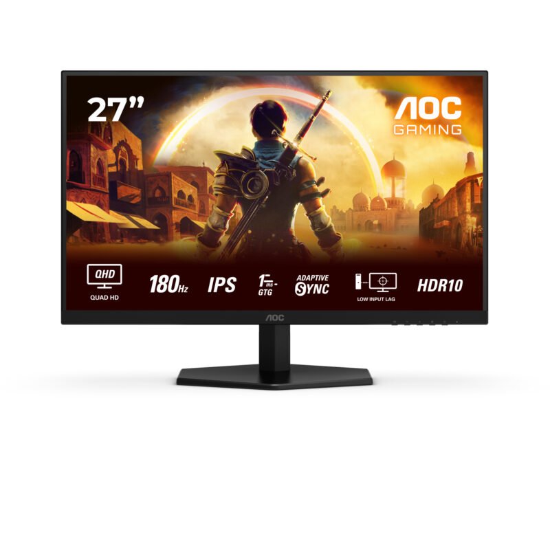 Monitors AOC Q27G42XE 27 ", IPS, QHD, 180 Hz, 1 ms