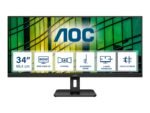 Monitors AOC U34E2M, 34 ", VA, WQHD, 100 Hz, 4 ms