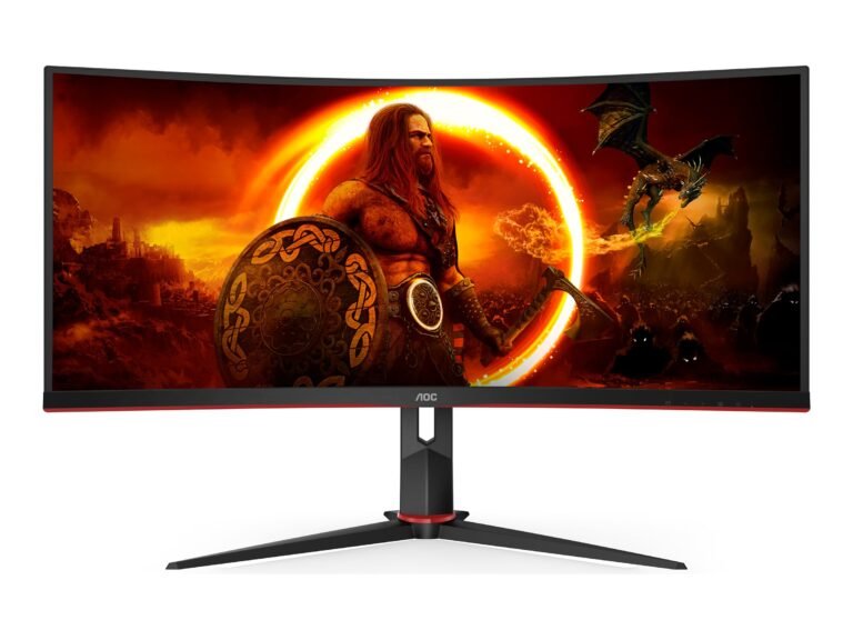 Monitors AOC CU34G2XP/BK 34 collas, VA, 180 Hz, 1 ms
