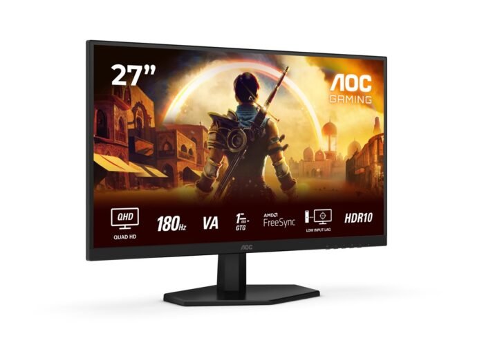 Monitors AOC Q27G42XNE 27", VA, QHD, 180 Hz, 1 ms