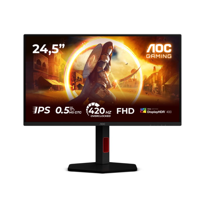 Monitors AOC 25G4KUR 25" Fast IPS, FHD, 420 Hz, 1 ms