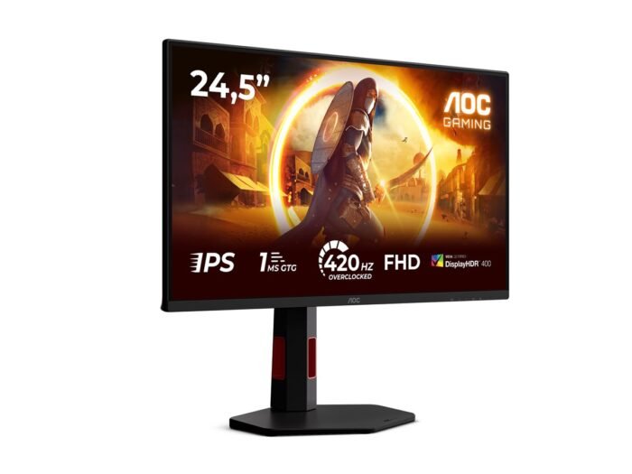 Monitors AOC 25G4KUR 25" Fast IPS, FHD, 420 Hz, 1 ms