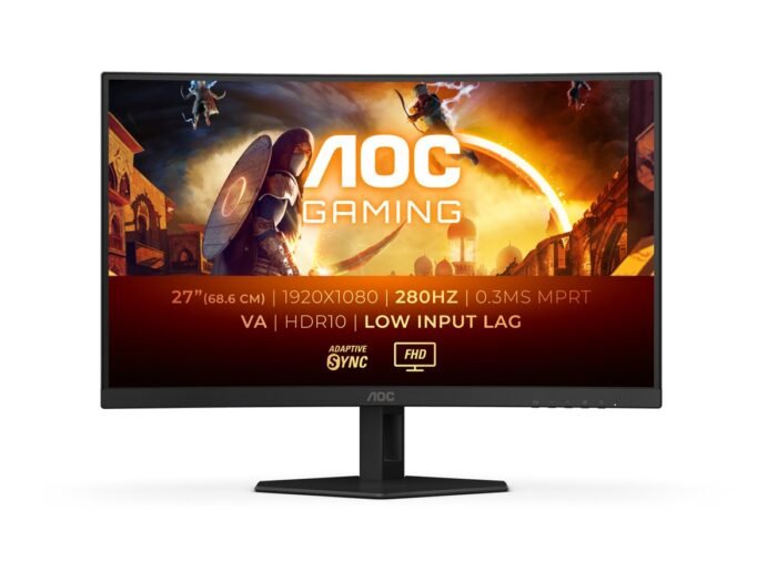 Monitorius AOC C27G4ZXE 27 " VA, FHD, 280 Hz, 0.3 ms