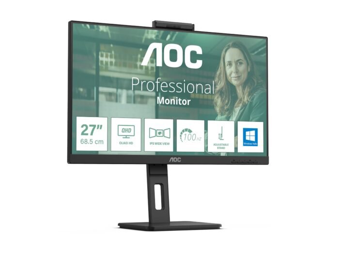 Monitorius AOC Q27P3CW 27 " IPS, QHD, 75 Hz, 4 ms