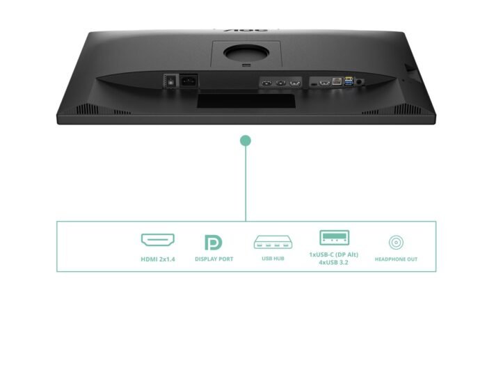 Monitorius AOC Q27P3CW 27 " IPS, QHD, 75 Hz, 4 ms