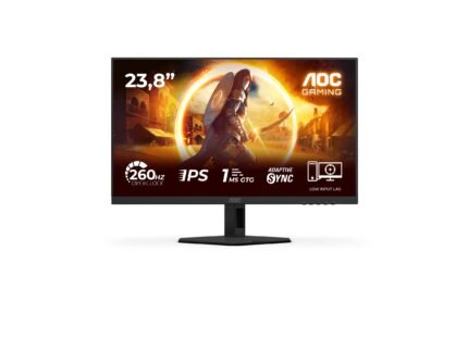 AOC 24G4ZRE | 24 " | Fast IPS | FHD | 16:9 | 240 Hz | 1 ms | 1920 x 1080 pixels | 300 cd/m² | HDMI ports quantity 2 | Black