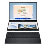 Asus | Zenbook Duo UX8406CA-PZ009W | Basalt Gray | 14" | OLED | Skārienekrāns | 3K | 2880 x 1800 pikseļi | Spīdīgs | Intel Core Ultra 9 | 285H | 32 GB | LPDDR5X | Cietvielas diska ietilpība 2000 GB | Intel Graphics | Windows 11 Home | 802.11be | Bluetooth versija 5.4 | Tastatūras valoda ASV starptautiskā | Tastatūras apgaismojums