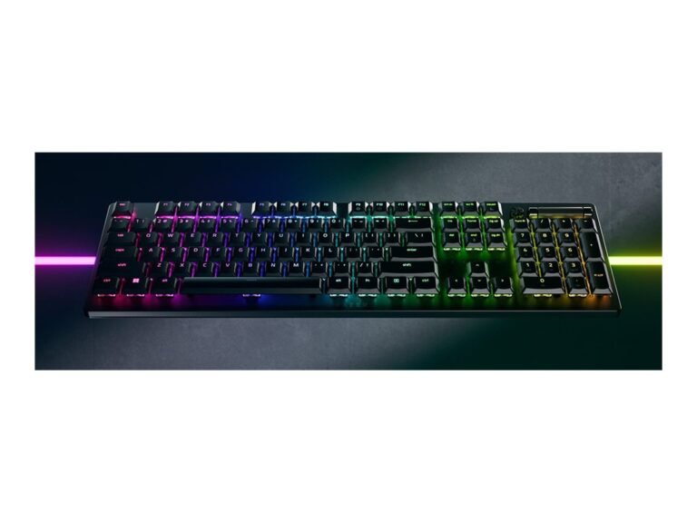Bezvadų tastatūra Razer DeathStalker V2 Pro Gaming Keyboard, Bluetooth, RGB, Optical Switch, US, Melna