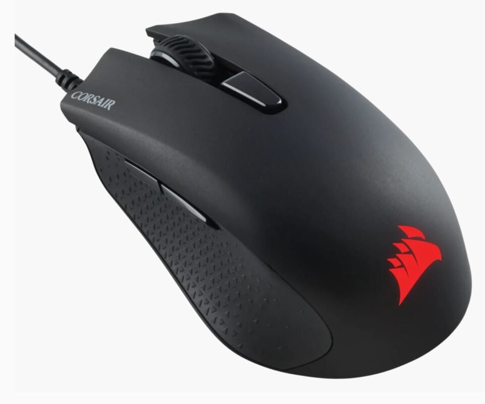 Corsair HARPOON RGB PRO FPS/MOBA spēļu pele, vadu, optiskā, Melna