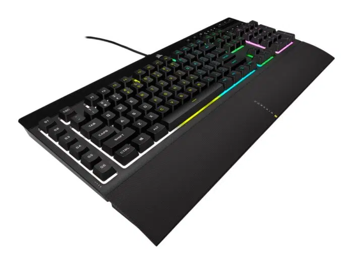 Tastatūra Corsair K55 RGB PRO RGB, Rubber Dome