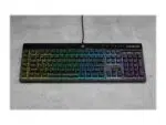 Tastatūra Corsair K55 RGB PRO RGB, Rubber Dome