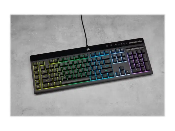 Tastatūra Corsair K55 RGB PRO RGB, Rubber Dome
