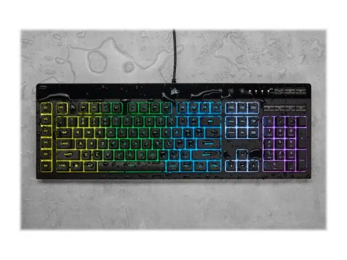 Tastatūra Corsair K55 RGB PRO RGB, Rubber Dome