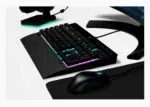 Tastatūra Corsair K55 RGB PRO RGB, Rubber Dome