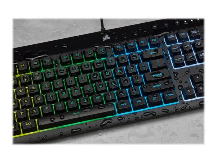 Tastatūra Corsair K55 RGB PRO RGB, Rubber Dome