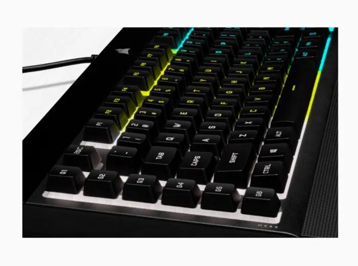 Tastatūra Corsair K55 RGB PRO RGB, Rubber Dome