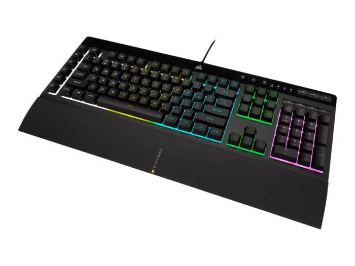 Tastatūra Corsair K55 RGB PRO RGB, Rubber Dome