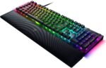 Mehāniskā tastatūra Razer BlackWidow V4, RGB, Yellow Switches, US, melna