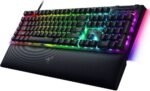 Mehāniskā tastatūra Razer BlackWidow V4, RGB, Yellow Switches, US, melna