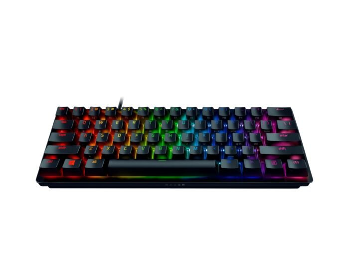 Tastatūra Razer Huntsman Mini 60% spēļu, Opto-Mechanical, RGB, NORD