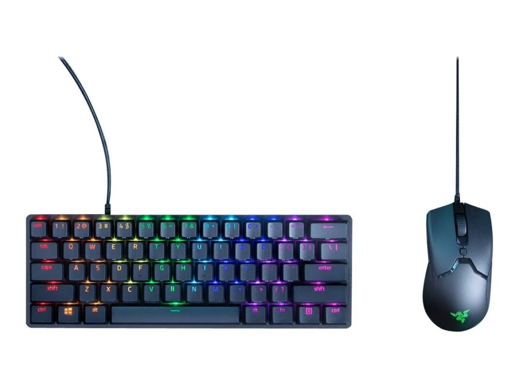 Tastatūra Razer Huntsman Mini 60% spēļu, Opto-Mechanical, RGB, NORD