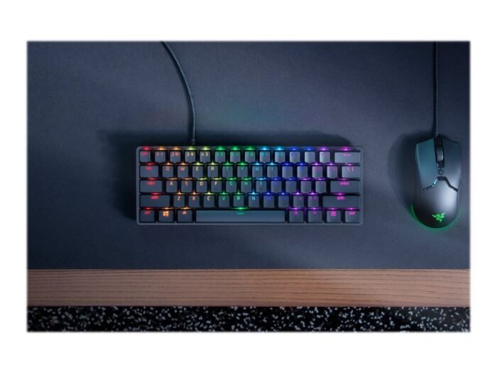 Tastatūra Razer Huntsman Mini, Linear Optical Red slēdži, ASV