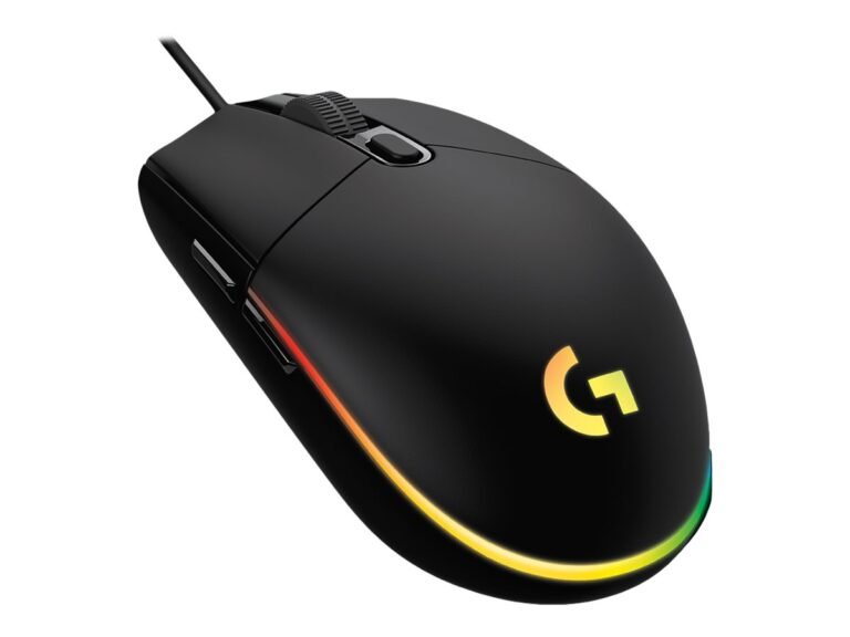Logitech G102 LIGHTSYNC spēļu pele, vadu, USB, Melna