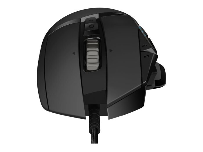 Logitech G502 spēļu pele, vadu, melna