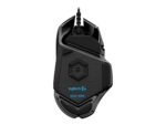Logitech G502 spēļu pele, vadu, melna