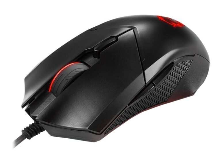 MSI Clutch GM08 spēļu pele, vadu, USB 2.0, Melna